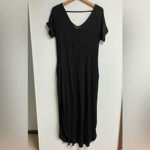 GRECERELLE BLACK MAXI DRESS - MEDIUM
